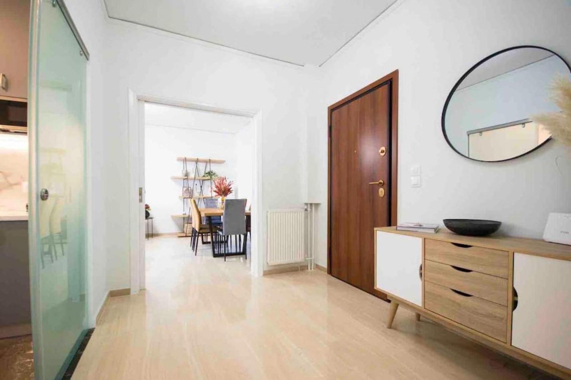 Alkuoni Lux Flat At Pfaliro Athén Kültér fotó