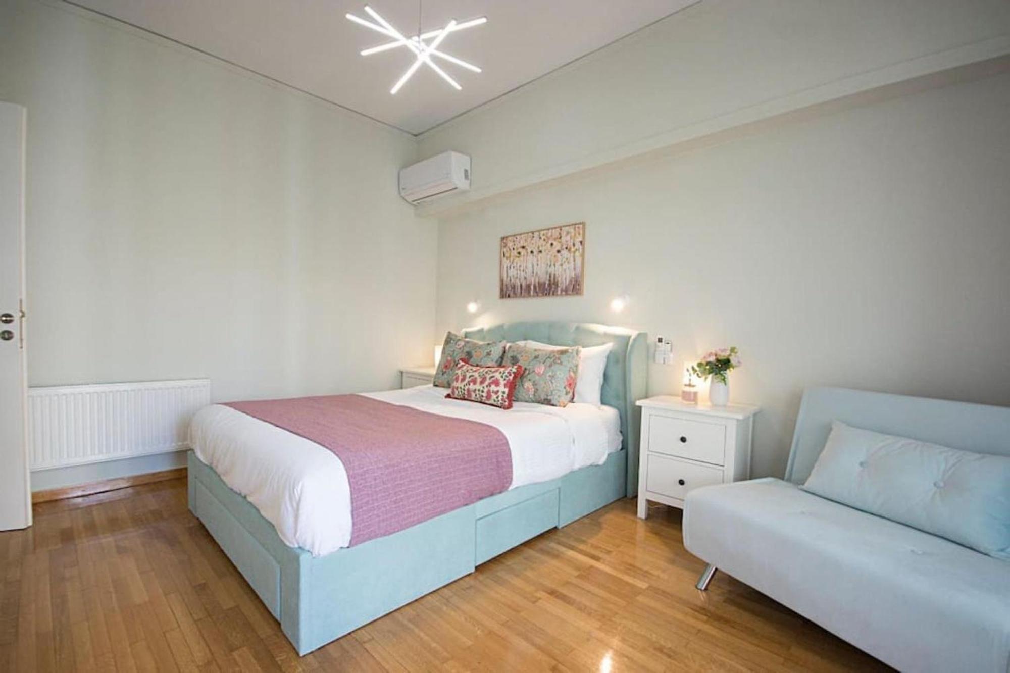 Alkuoni Lux Flat At Pfaliro Athén Kültér fotó